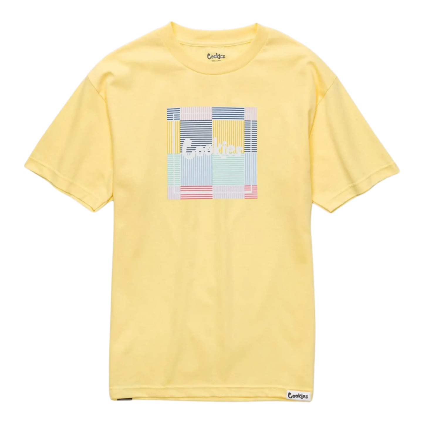 Cookies Classic Arch Logo T-Shirt Men Banana Yellow