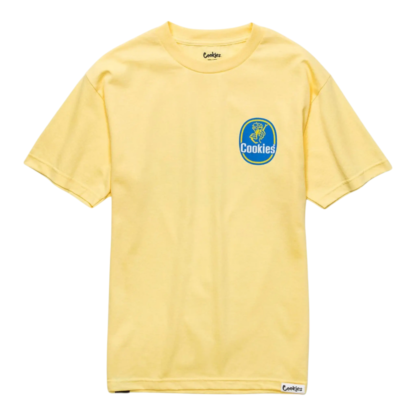 Cookies Classic Arch Logo T-Shirt Men Banana Yellow