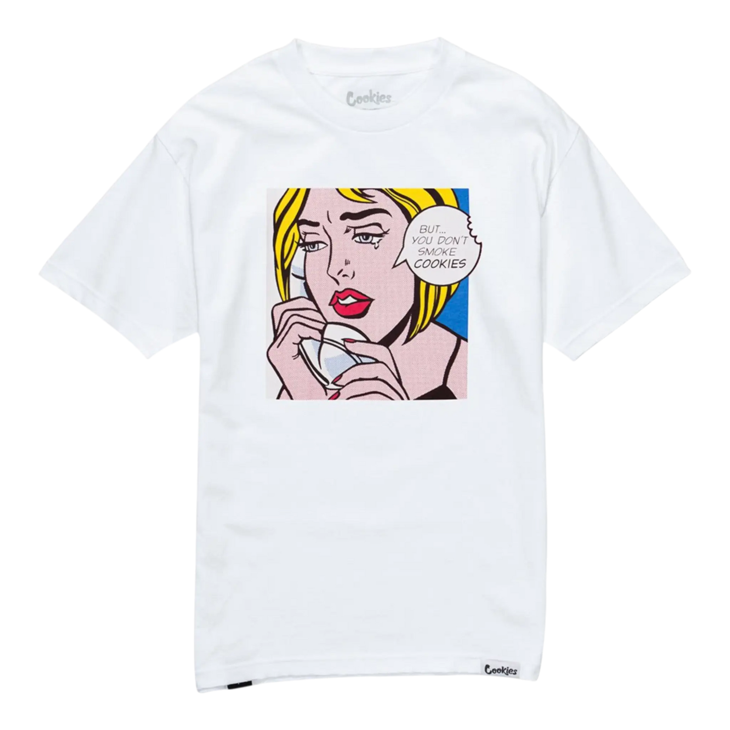Cookies Script Logo T-Shirt Men White