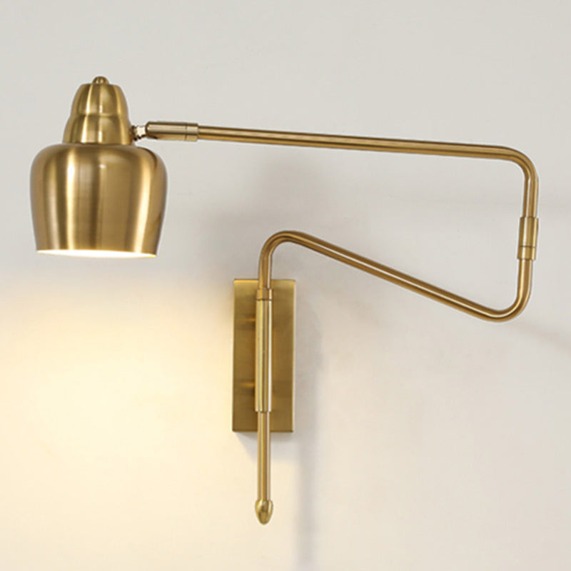 DecorBites™ Modern Wall Mounted Reading Lamp: Retractable Arm, Nordic Style