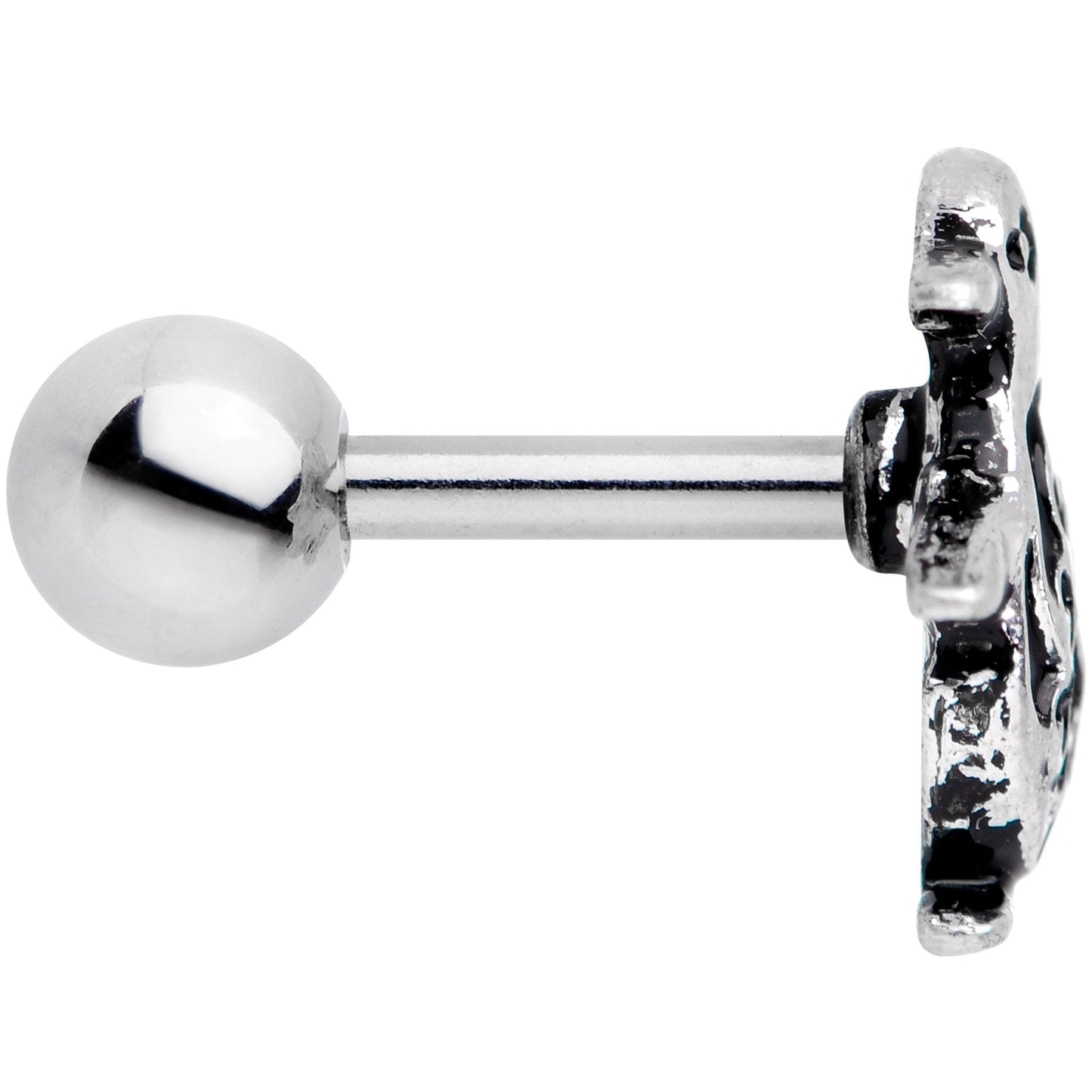 16G 1/4 Detailed Penguin Cartilage Tragus Earring