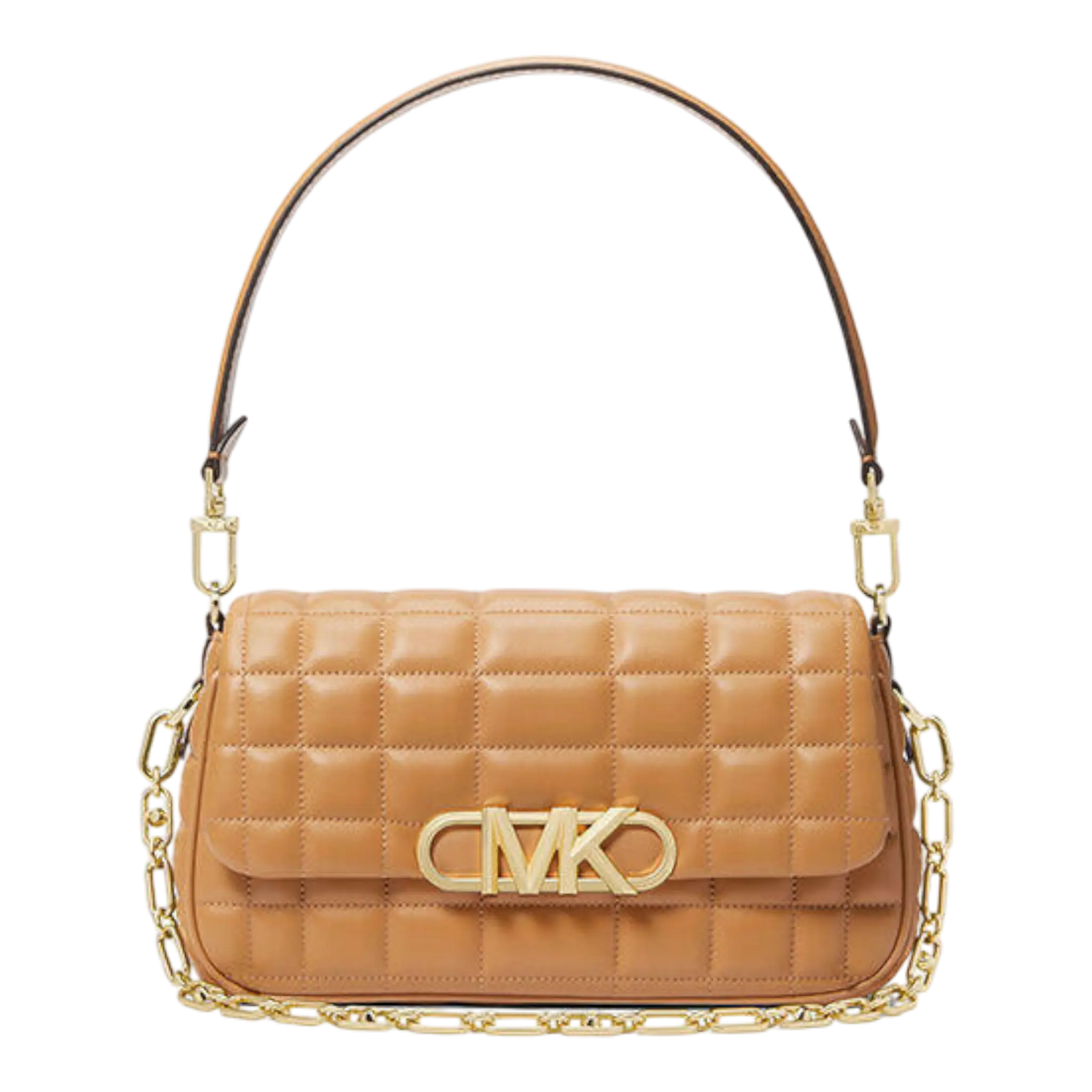 Michael Kors Parker Women Medium Shoulder Bag Pale Peanut Leather