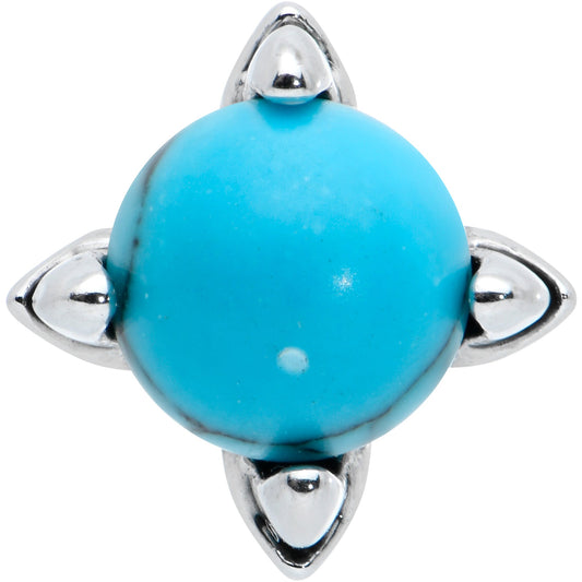 16G 5/16 Blue Turquoise Claw Hand Labret Monroe Tragus