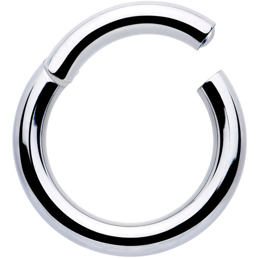 8G 9/16 316L Surgical Steel Precision Hinged Segment Hoop