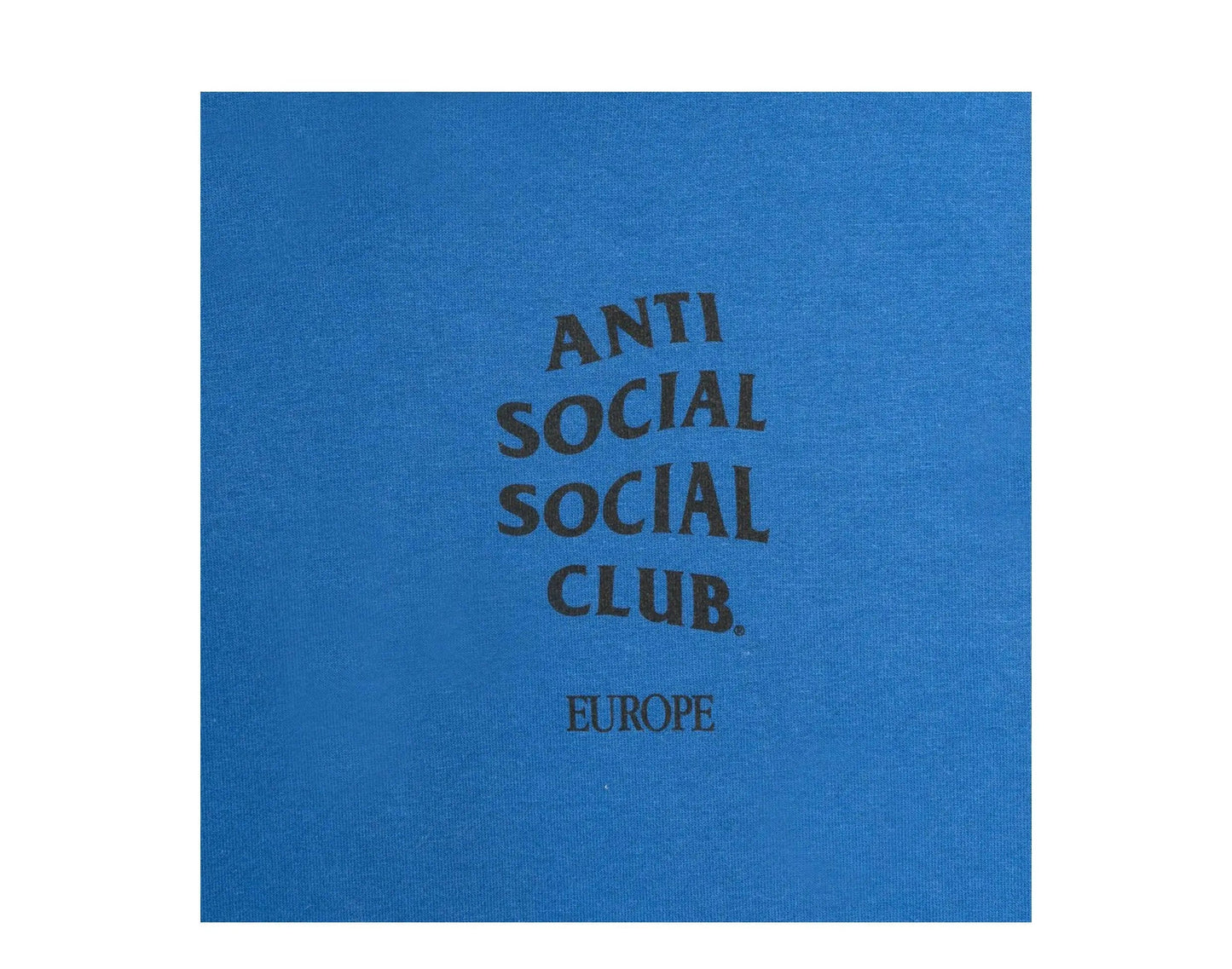 Anti Social Social Club Europe Men Hoodie Blue