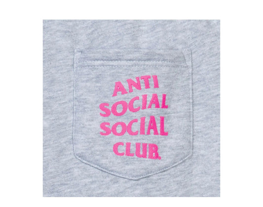 Anti Social Social Club Official Men Sweatpants Grey
