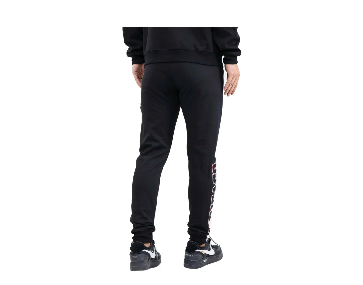 Pro Standard Chicago Bulls Logo Men Joggers Black/Red