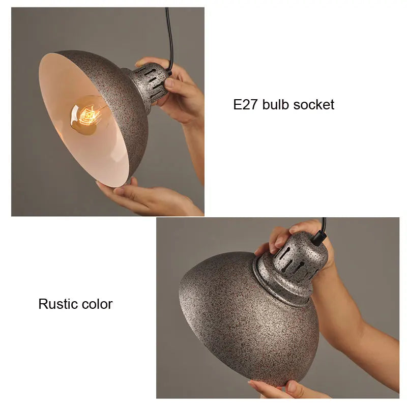 DecorBites™ Loft Chandelier E27 Industrial Pendant Lamp for Dining Room, Bar, and Bedroom