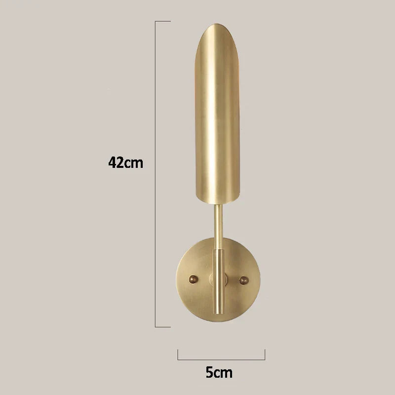 DecorBites™ Golden Wall Lamp Luxury Living Room Bedroom Decor Sconce