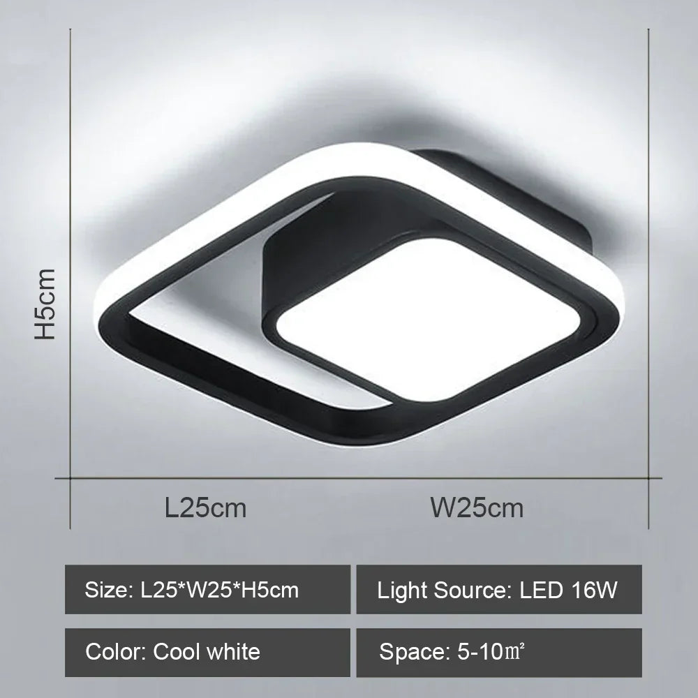 DecorBites™ LED Ceiling Chandelier: Modern Indoor Lighting for Home Bedroom Kitchen Living Room