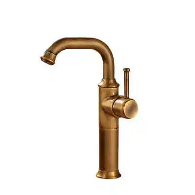 DecorBites™ Black Antique Brass Basin Faucet | Hot Cold Mixer Oil Rubbed Bathroom Sink Tap