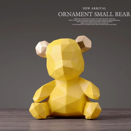 DecorBites™ Bear Figurine Resin Sculpture Ornament Home Office Garden Gift