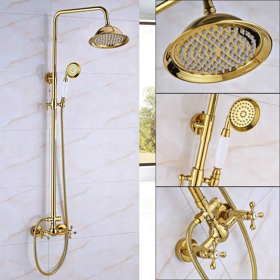 DecorBites™ 3-way Shower Faucet Set with Rainfall and Waterfall Spout
