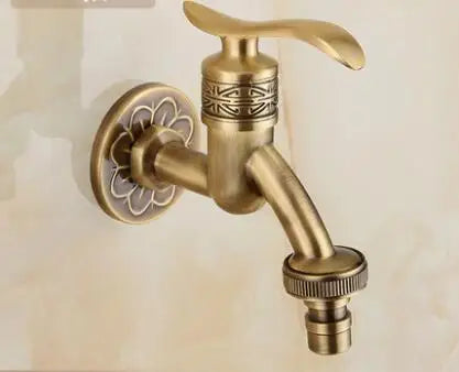 DecorBites™ Antique Garden Bibcocks Tap for Outdoor Washing, Bathroom, Mop, and More