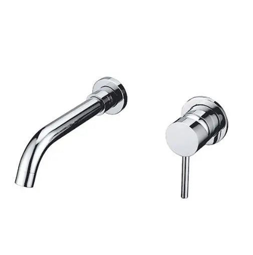 DecorBites™ Gold Brass In-Wall Basin Faucet Mixer Tap for Hot Cold Bathroom Sink