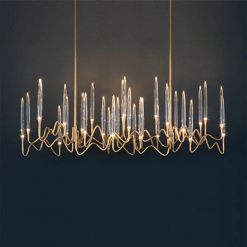 DecorBites™ Crystal LED Chandelier: Nordic Luxury Tree Branch Design for Wedding Decor Villas & LOFTs