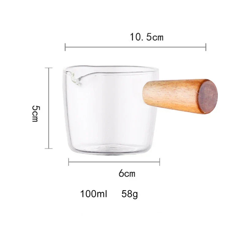 DecorBites™ Glass Sauce Dish with Handle