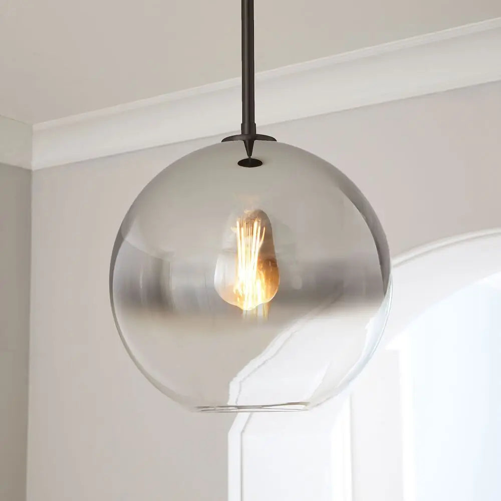 DecorBites™ Gradient Glass Ball Chandelier LED E27 Lamp for Hotel, Bar, and Bedroom