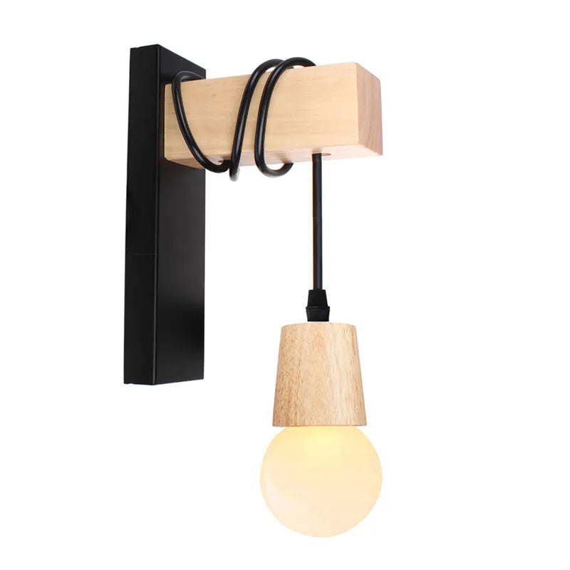 DecorBites™ Artistic Metal Iron Wall Lamp for Bedroom Livingroom Restaurant Bar Sconce