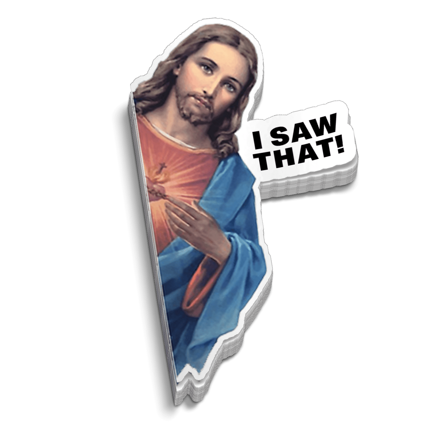 I Saw That 6 Inch Decal