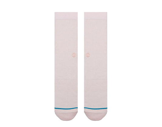 Stance Icon Classic Men Crew Socks Pink