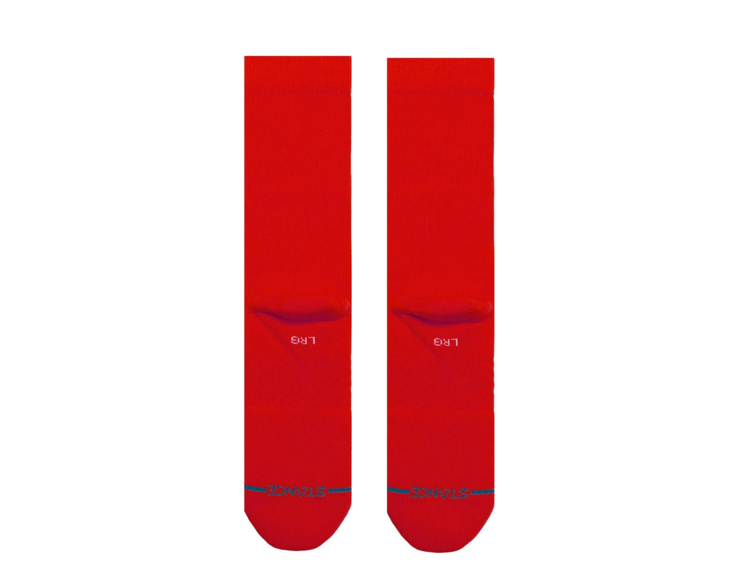 Stance Icon Classic Crew Socks Red