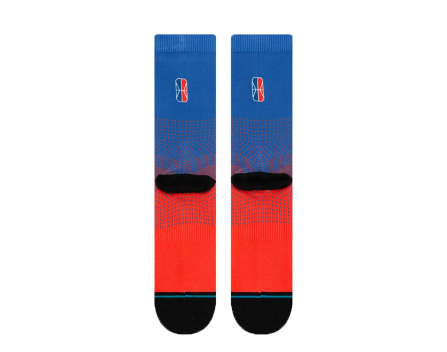 Stance Casual NBA Detroit Pistons Gaming GC 2K Crew Socks Blue/Red