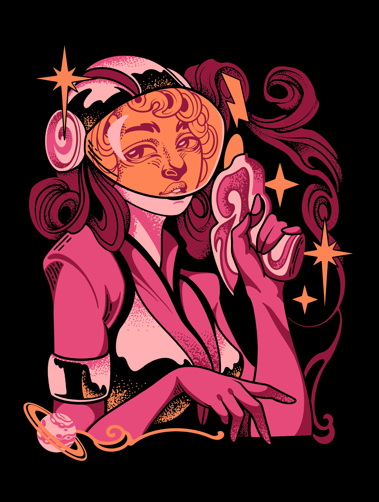 Space Gal · Cropped T-Shirt
