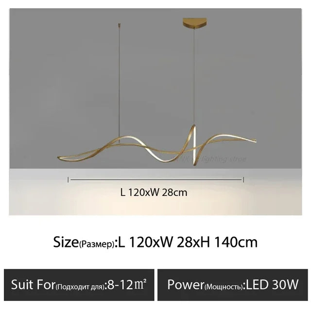 DecorBites™ Aluminum Pendant Light Chandelier for Kitchen Dining Room Decoration