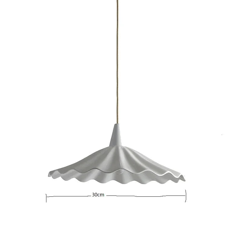 DecorBites™ Ceramic LED Pendant Light: 30CM, Home Decor, Bedroom, Living Room, Dinning, Wood & Copper Socket