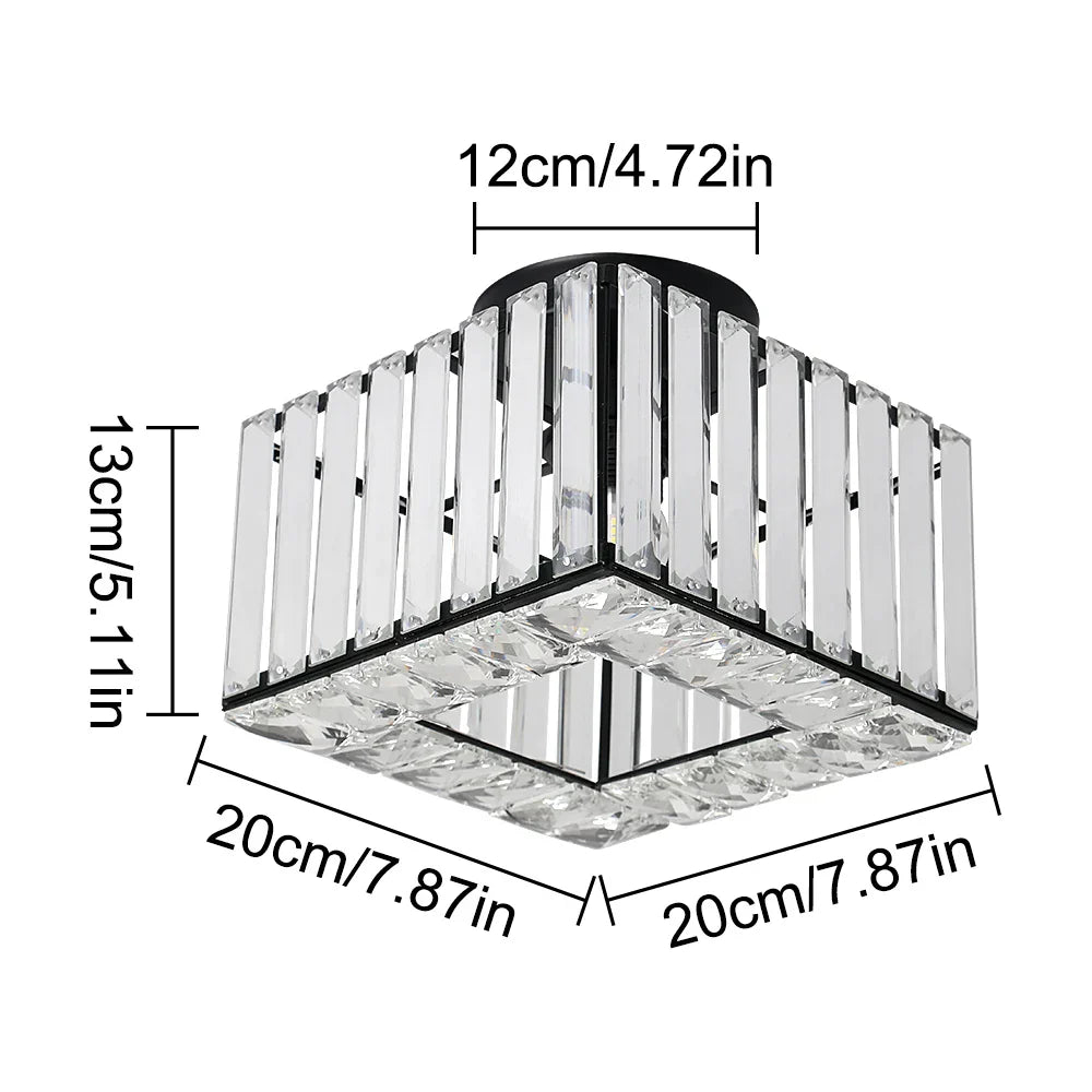 DecorBites™ Crystal LED Pendant Light for Kitchen Dining Living Room
