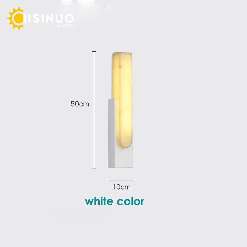 DecorBites™ 19.6"LED Marble Wall Sconce - Modern Indoor Bedside Lighting for Living Room