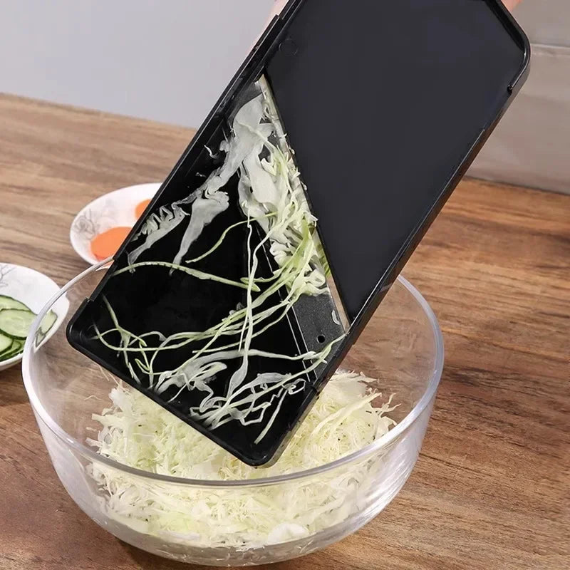 DecorBites™ Cabbage Grater & Shredder for Purple & Round Japanese Salad Slicing