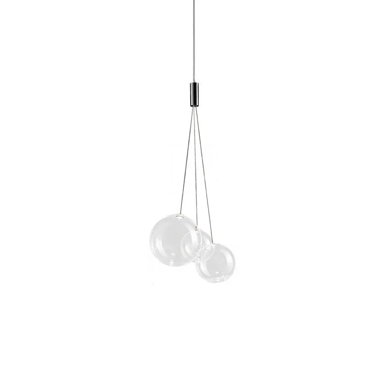 DecorBites™ Bubble Glass Chandeliers Pendant Lights for Kitchen Island and Dining Room