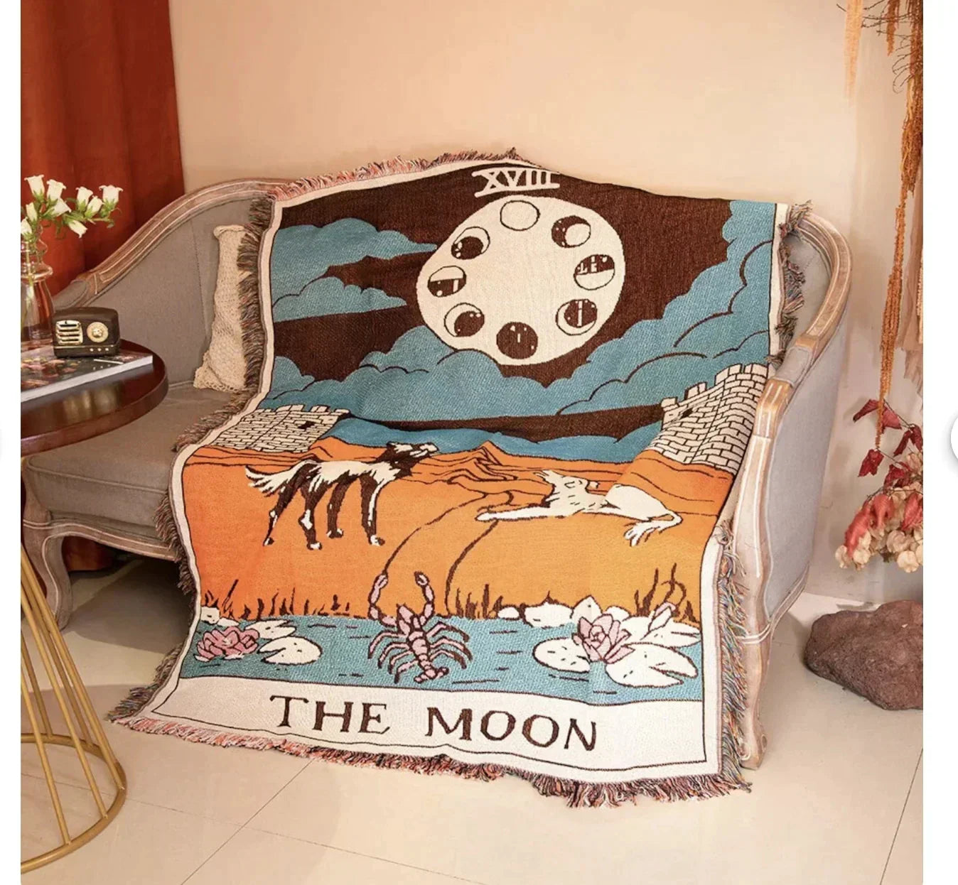 DecorBites™ Gothic Thread Blanket Throw Tapestry - Versatile Home Decor & Outdoor Essential