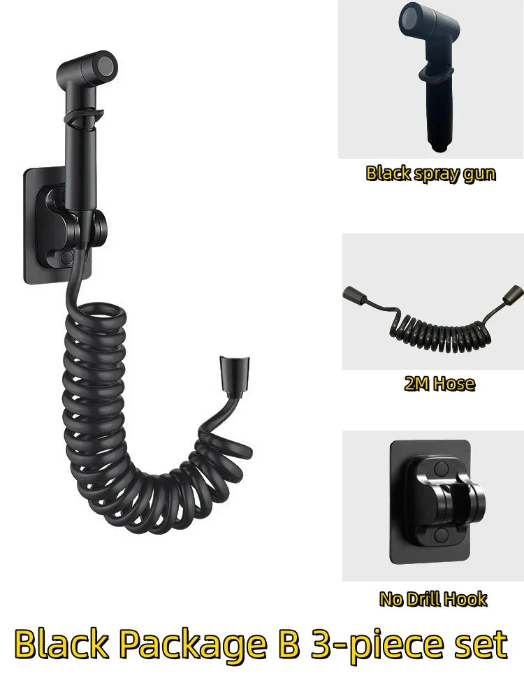 DecorBites™ High Pressure Handheld Bidet Sprayer Set for Bathroom Hygiene and Cleaning