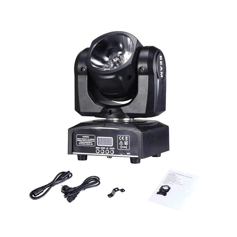 DecorBites™ 65W RGBW 4in1 Beam Moving Head Light Super Bright DJ Spot Eco DJ Light