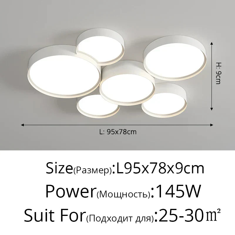 DecorBites™ Cylinder LED Chandelier Light for Home Decor & Indoor Lighting