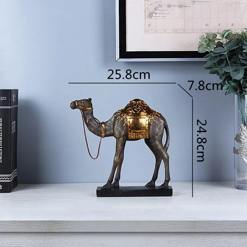 DecorBites™ Camel Dromedary Indian Style Sculpture - Home Decor Figurine