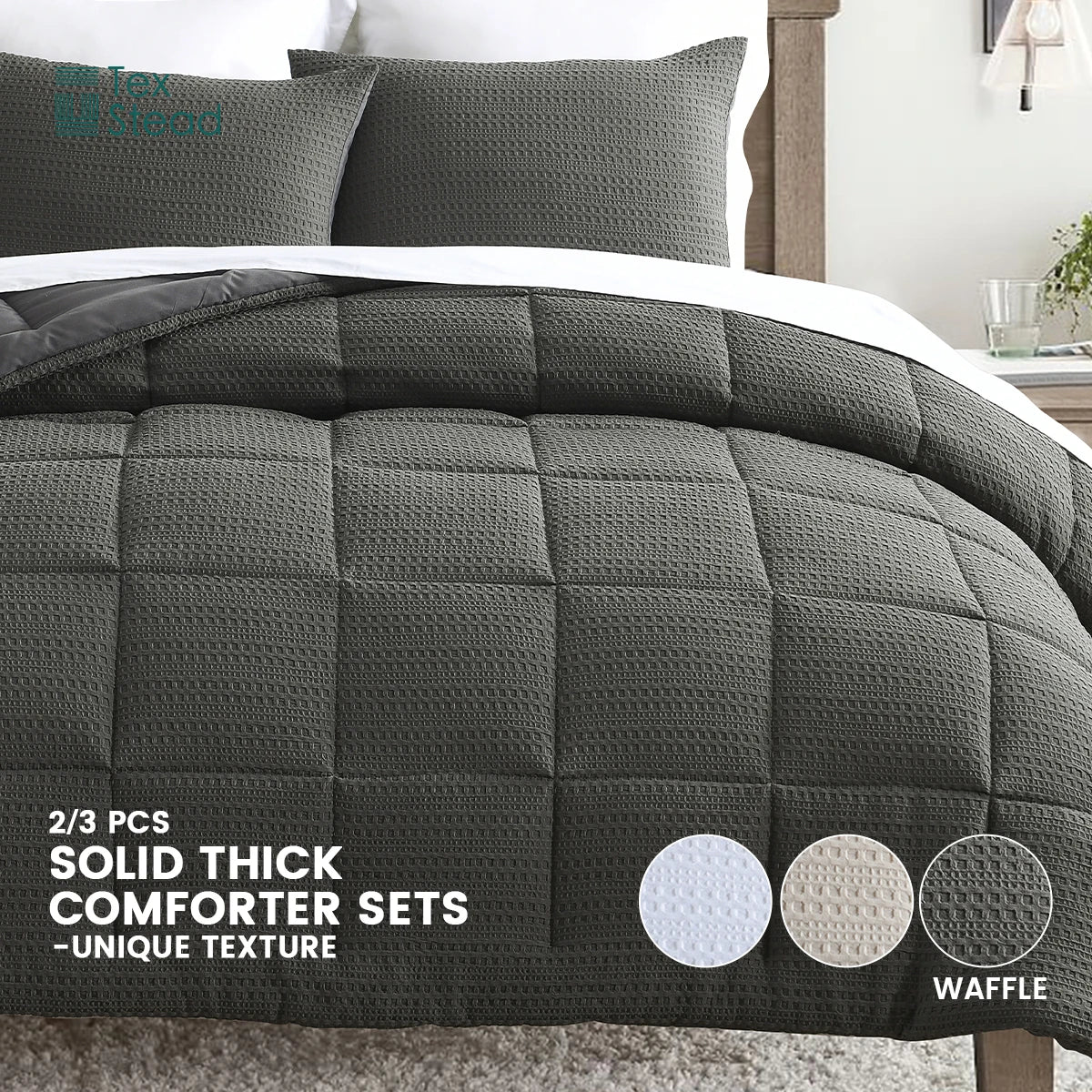 DecorBites™ All Season Bed Comforter for Winter Warmth, Machine Washable