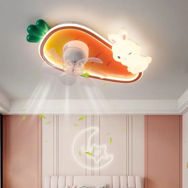 DecorBites™ Girls Bedroom 360 Fan Light - 2024 New Design