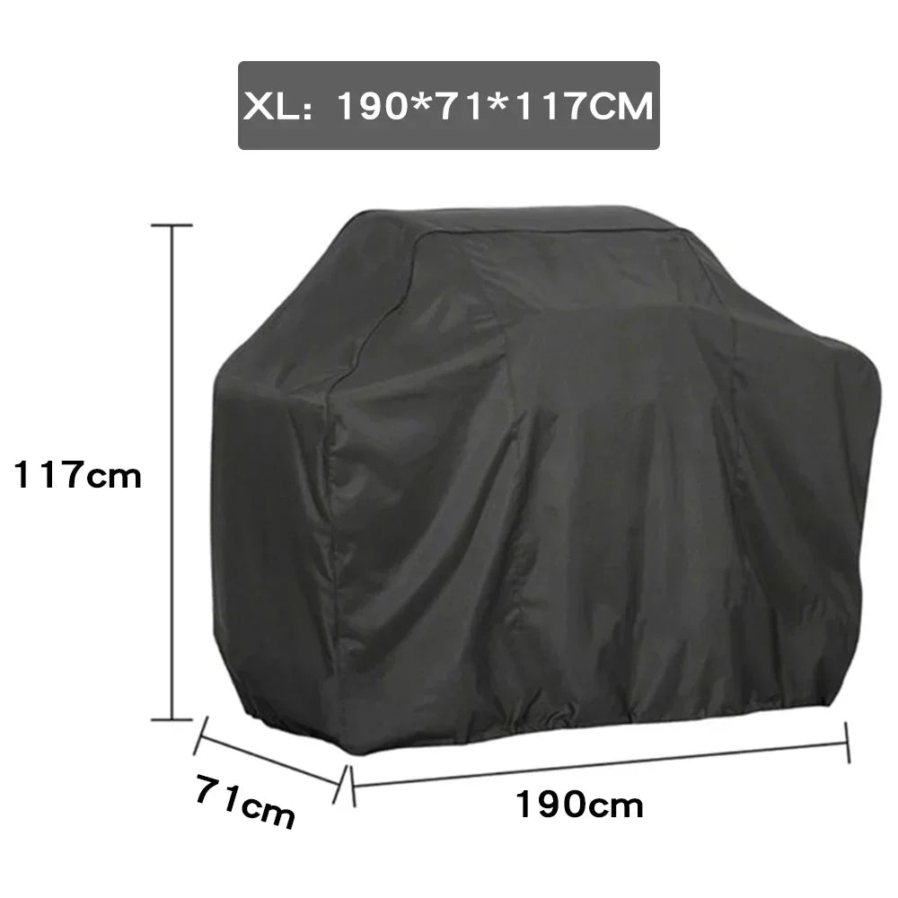 DecorBites™ BBQ Grill Cover: Outdoor Waterproof Protector for Gas Charcoal Electric Barbecues