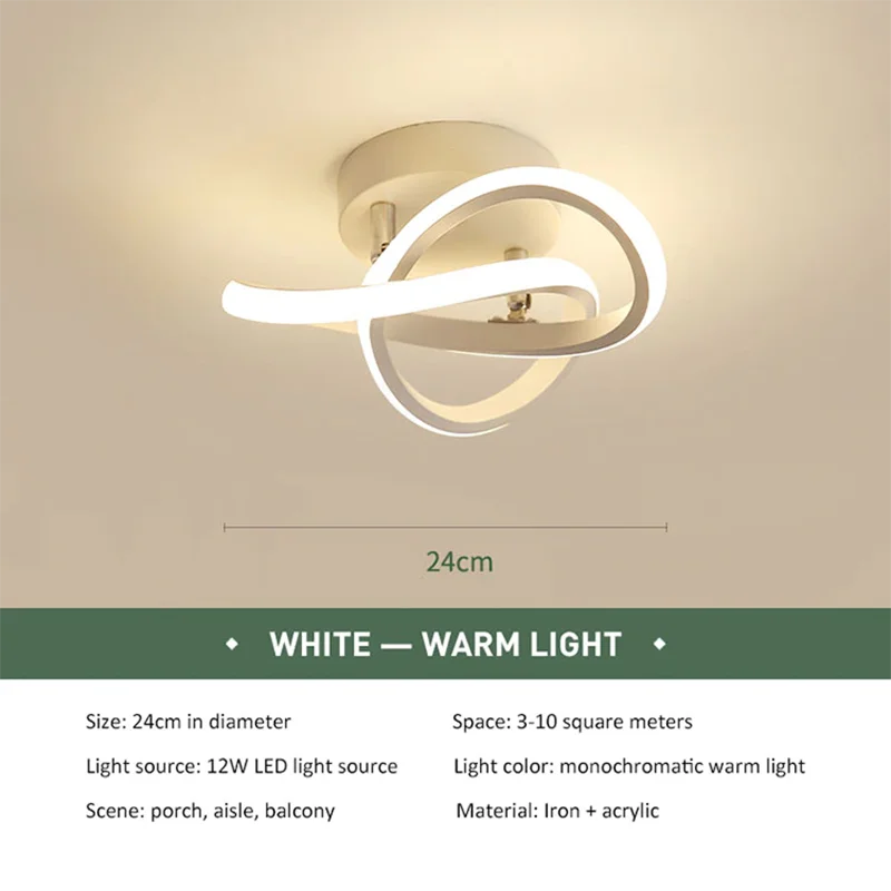 DecorBites™ LED Ceiling Lights - Modern Minimalist Lamps for Living Room Balcony Staircase