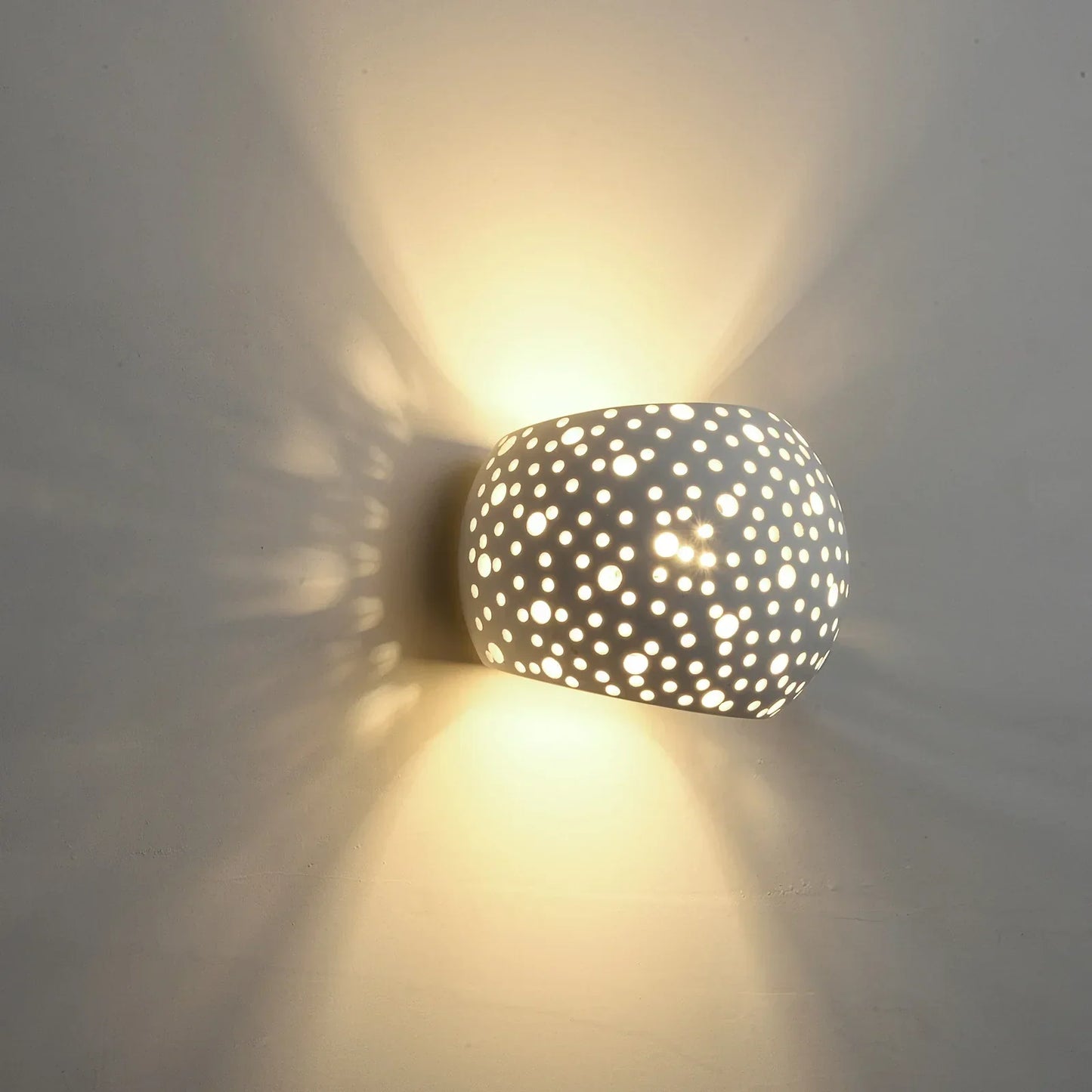 DecorBites™ LED Gypsum Wall Sconce 5W for Bedroom Living Room Kitchen Decor