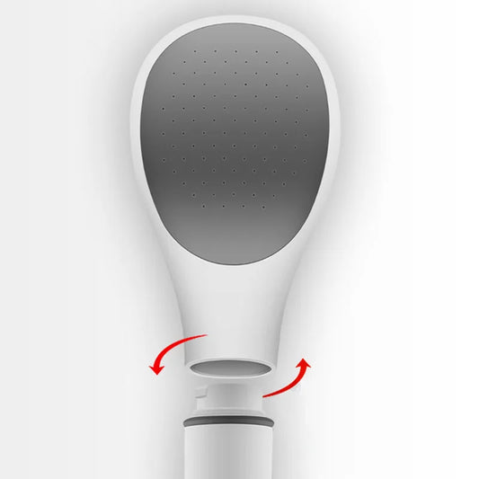 DecorBites™ Elegant White ABS Handheld Shower Head for Bath Showering System