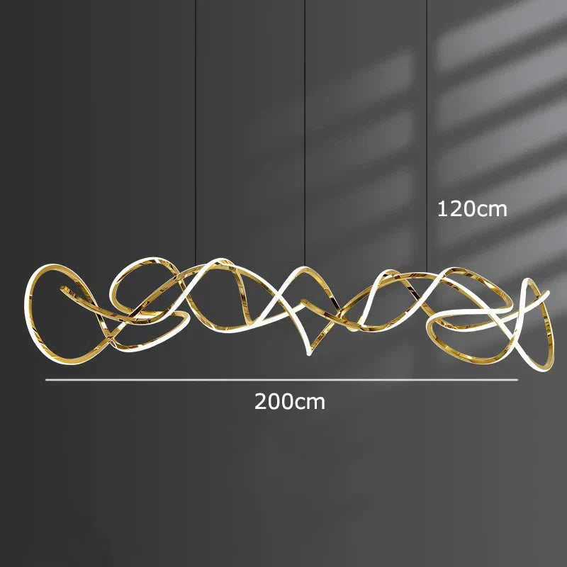 DecorBites™ LED Pendant Light Chandeliers for Modern Living and Dining Room Lighting