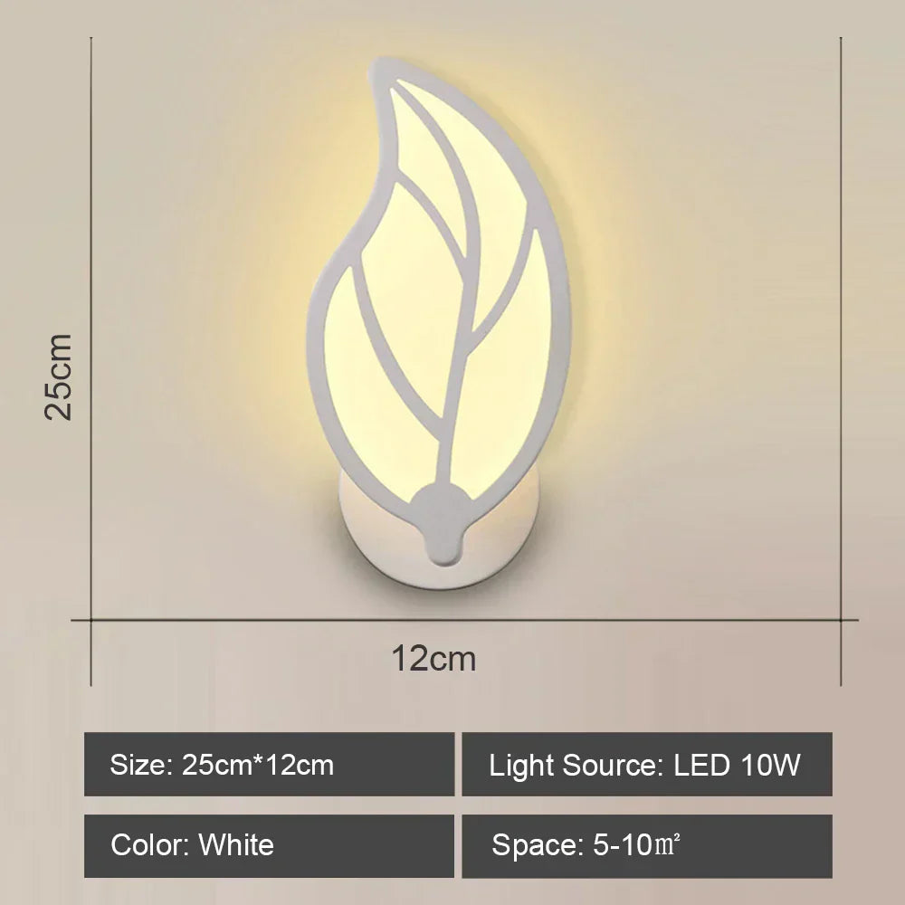 DecorBites™ LED Wall Sconce Light Acrylic Lamp for Bedroom Corridor Chandelier Style