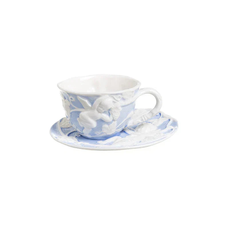 DecorBites™ Angel Relief Ceramic Tableware Set