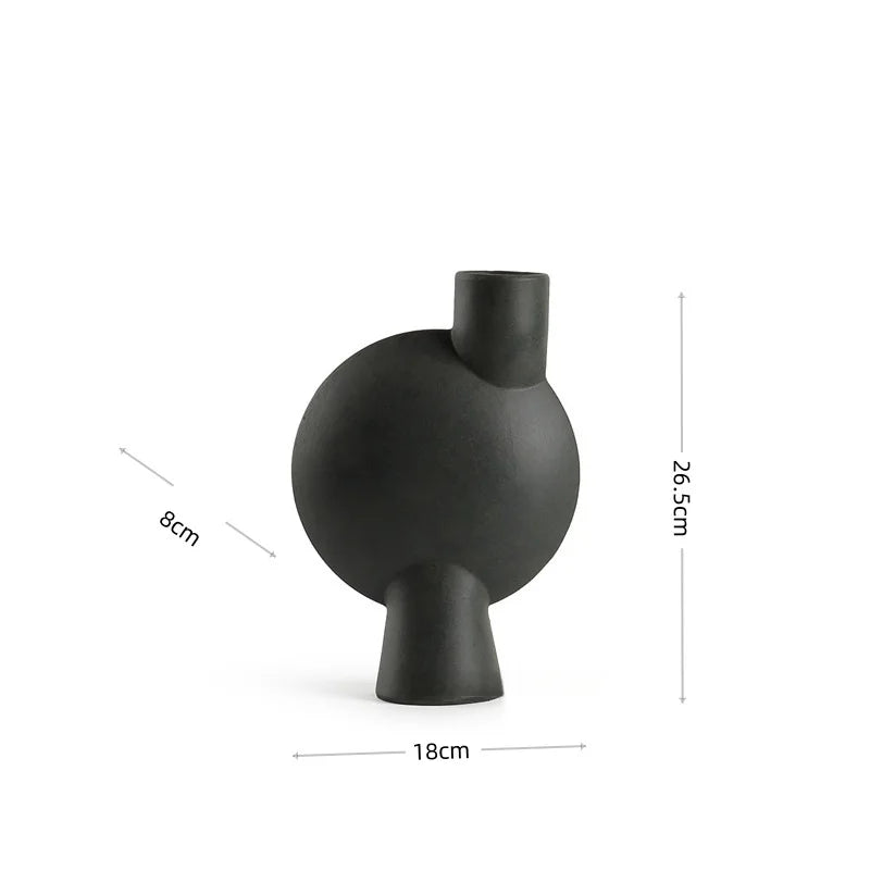 DecorBites™ Calla Lily Gradient Ceramic Vase Handicrafts Home Decoration