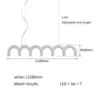 DecorBites™ Cream Style Nordic Chandelier for Living Room, Coffee Shop, and Bar